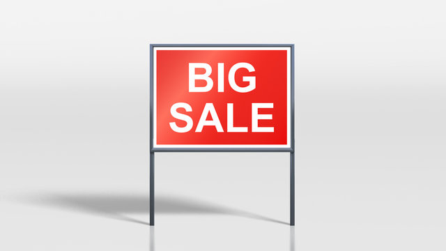 shop signage stands big sale