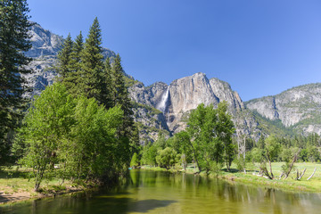 Fototapeta na wymiar Yosemite Falls, Yosemite National Park