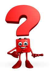 Question Mark character is presenting