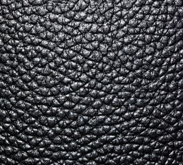 Leather black  background.