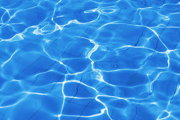 Pool blue water background