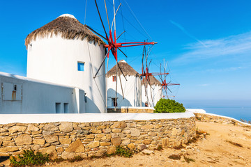 Famous Mykonos Windmills