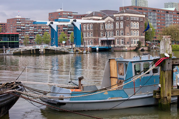 Fototapeta na wymiar City of Rotterdam Urban Scenery