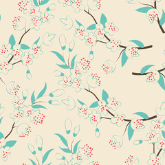 Colorful tree flowers.