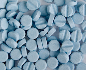 Blue pills background - 67730443
