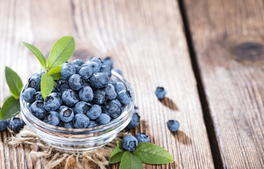 Blueberries in a bowl