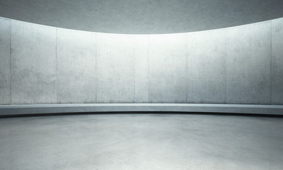 empty concrete open space interior with sunlight - obrazy, fototapety, plakaty