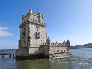 Fototapeta na wymiar Torre de Belém - Lisbonne - Portugal