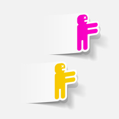 realistic design element: zombie