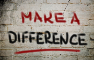 Make A Difference Concept