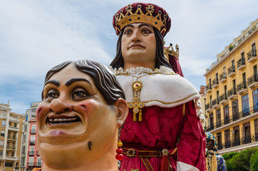 Giants and Big Heads parade