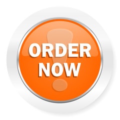 order now orange computer icon