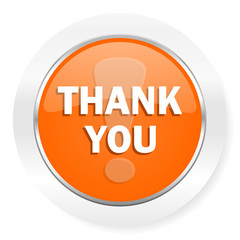 thank you orange computer icon