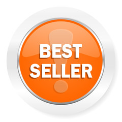 best seller orange computer icon