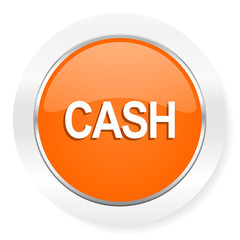 cash orange computer icon