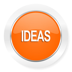 ideas orange computer icon