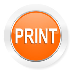 print orange computer icon