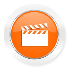 video orange computer icon