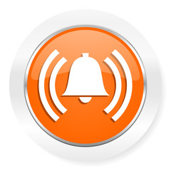 alarm orange computer icon