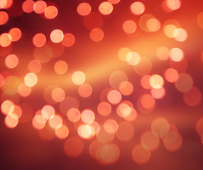 Festive Christmas background of defocused decorated xmas