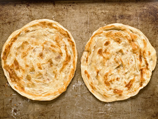 rustic indian roti prata