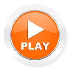 play orange computer icon