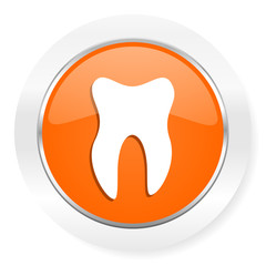 tooth orange computer icon