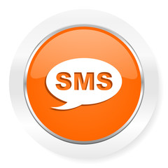 sms orange computer icon