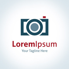 Photography professional company lens brand logo icon