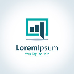 Obraz premium Chat conversation talk bubble professional logo icon