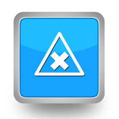 BOUTONS CARRES COLLECTION BLEUE