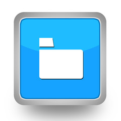 BOUTONS CARRES COLLECTION BLEUE
