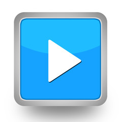 BOUTONS CARRES COLLECTION BLEUE