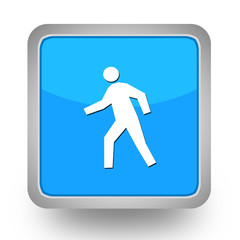 BOUTONS CARRES COLLECTION BLEUE