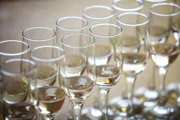 Champagne glasses