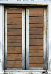 Obraz premium Old wooden door