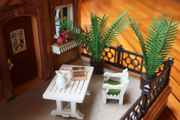 Terrasse de playmobile