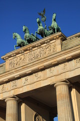 Brandenburger Tor mit Quadriga in Berlin © holger.l.berlin
