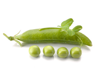 Ripe pea vegetable