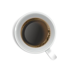 The cup of coffee