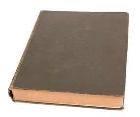 Old book isolated on white