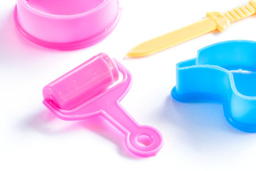 Set of colorful plasticine for kid