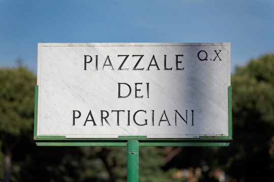 Piazzale dei Partigiani.