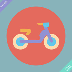 Transportation Flat Icon. Vector Pictogram