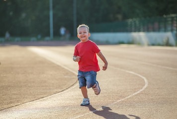 boy running