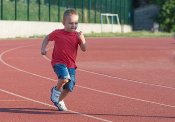 Fototapeta premium boy running