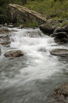river and rocks