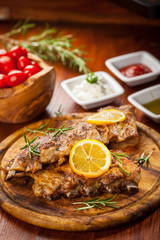 BBQ spare ribs