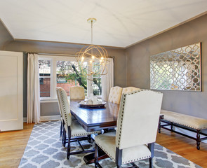 Elegant dining room interior