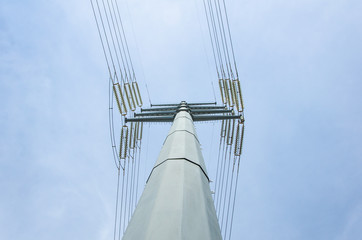 Obraz premium High-voltage transmission tower